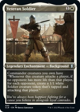 Veteran Soldier (Foil Etched) (480) (CLB)