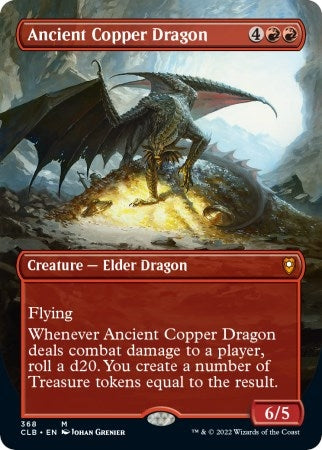 Image for Ancient Copper Dragon (Borderless) (368) (CLB) - Magic: The Gathering