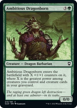 Image for Ambitious Dragonborn (213) (CLB) - Magic: The Gathering