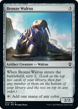 Bronze Walrus (302) (CLB)