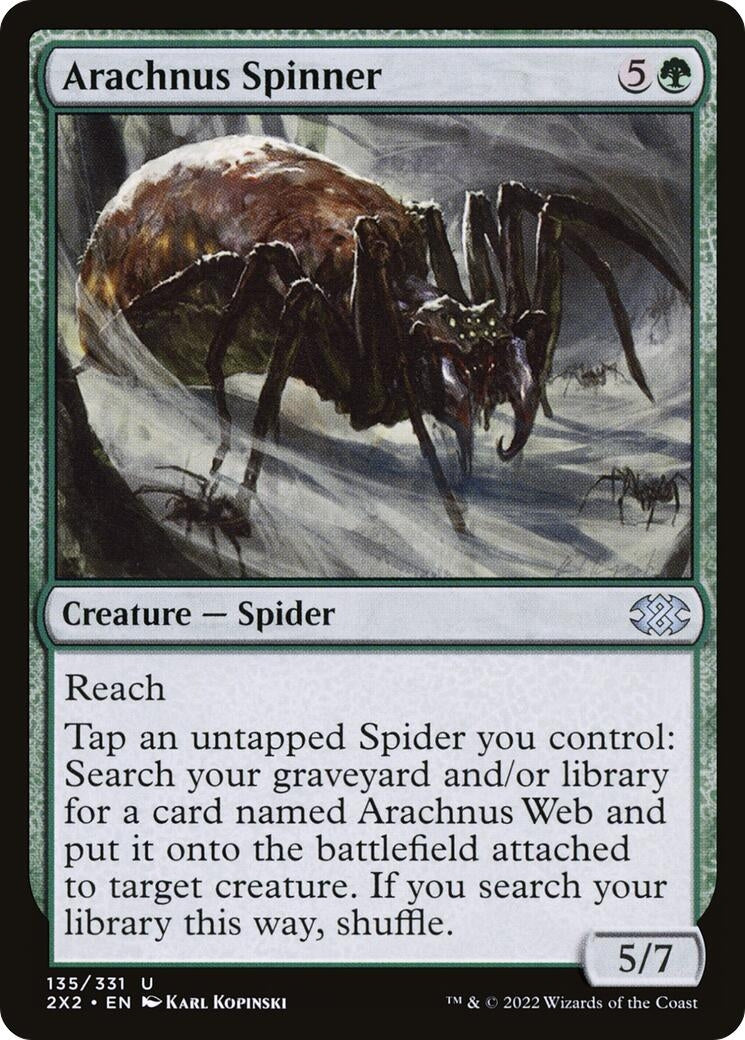 Image for Arachnus Spinner (135) (2X2) - Magic: The Gathering