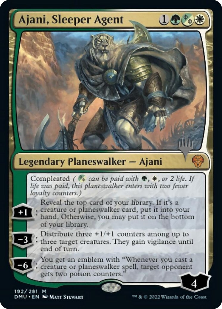 Image for Ajani, Sleeper Agent (192) (PPDMU) - Magic: The Gathering