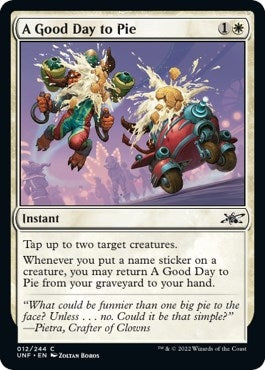 Image for A Good Day to Pie (12) (UNF) - Magic: The Gathering