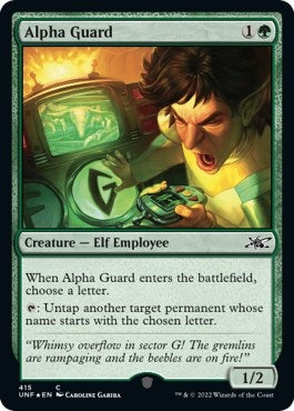 Image for Alpha Guard (Galaxy Foil) (415) (UNF) - Magic: The Gathering