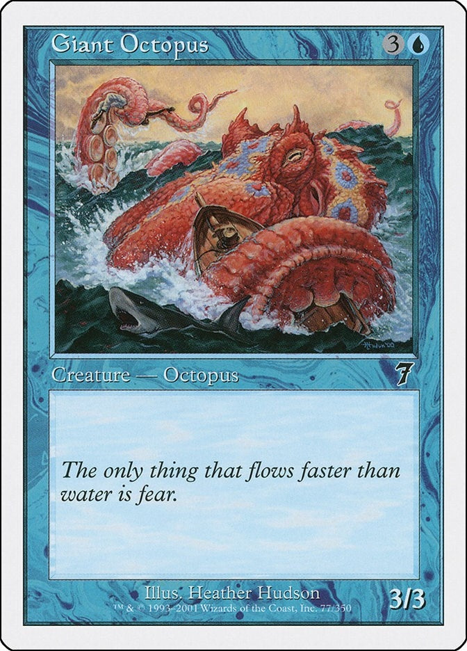 Image for Giant Octopus (77) (7ED) - Magic: The Gathering