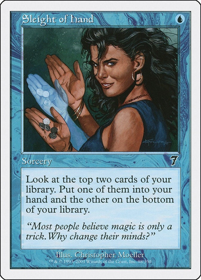 Image for Sleight of Hand (98) (7ED) - Magic: The Gathering