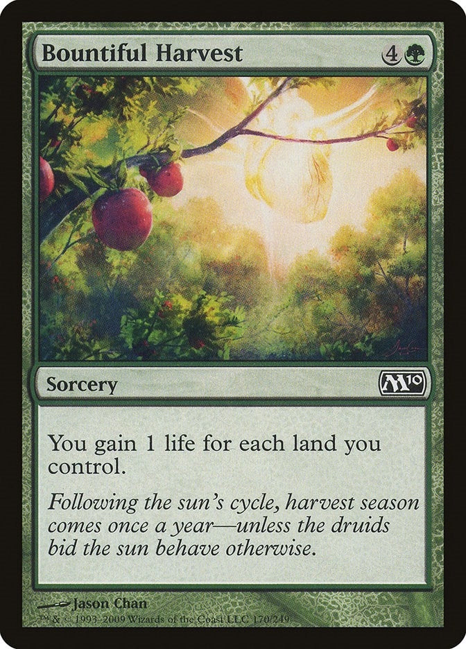 Image for Bountiful Harvest (170) (M10) - Magic: The Gathering