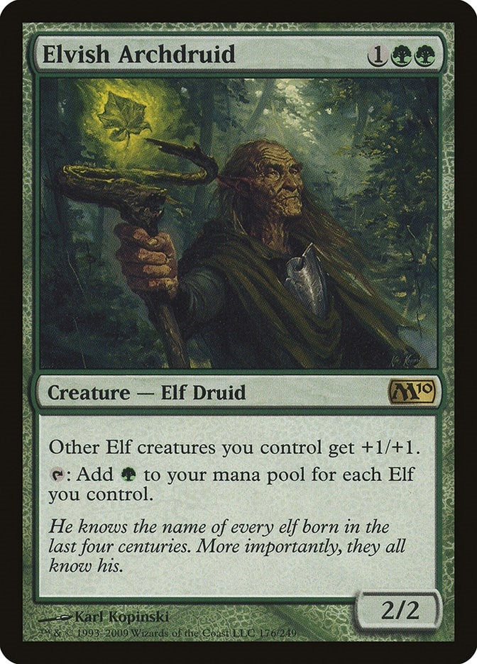 Image for Elvish Archdruid (176) (M10) - Magic: The Gathering