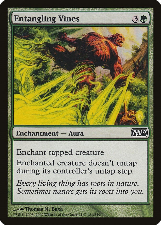 Image for Entangling Vines (181) (M10) - Magic: The Gathering