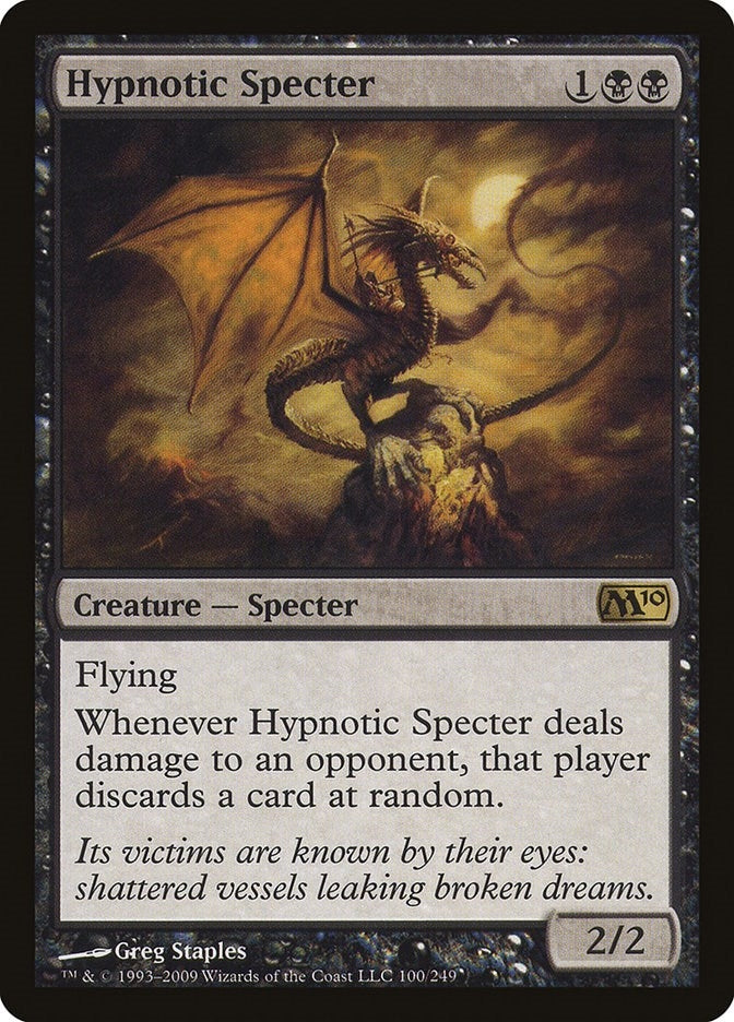 Image for Hypnotic Specter (100) (M10) - Magic: The Gathering