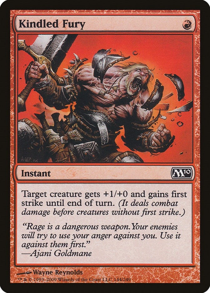 Image for Kindled Fury (144) (M10) - Magic: The Gathering