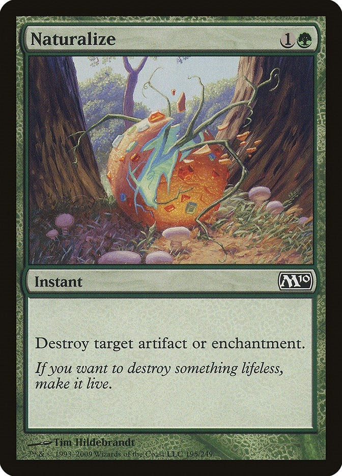 Image for Naturalize (195) (M10) - Magic: The Gathering