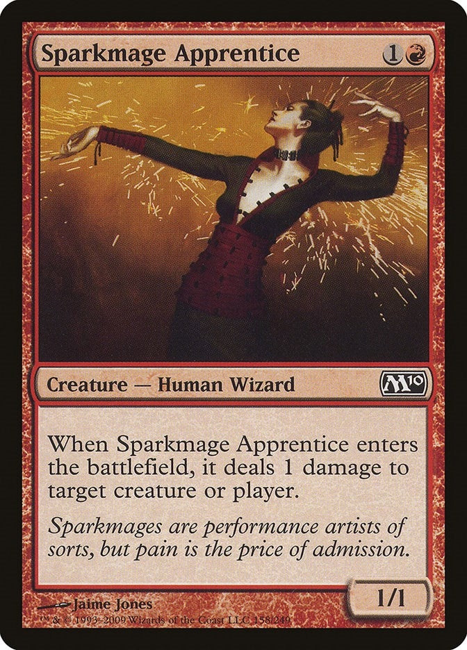 Image for Sparkmage Apprentice (158) (M10) - Magic: The Gathering