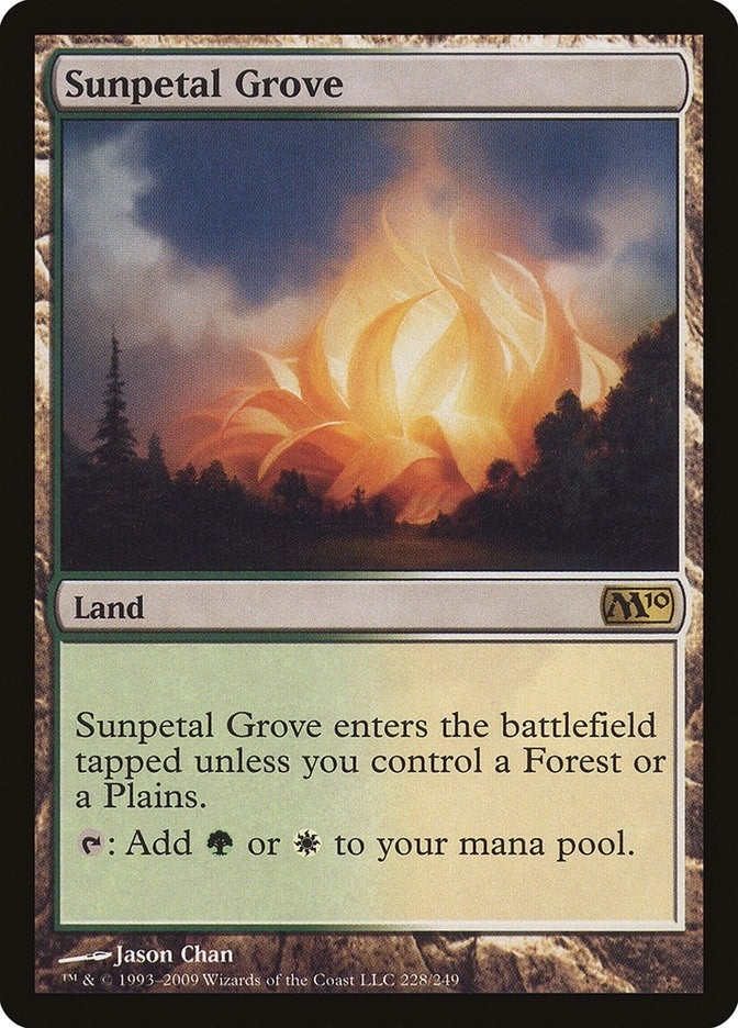 Image for Sunpetal Grove (228) (M10) - Magic: The Gathering