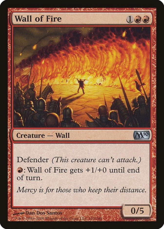 Image for Wall of Fire (162) (M10) - Magic: The Gathering