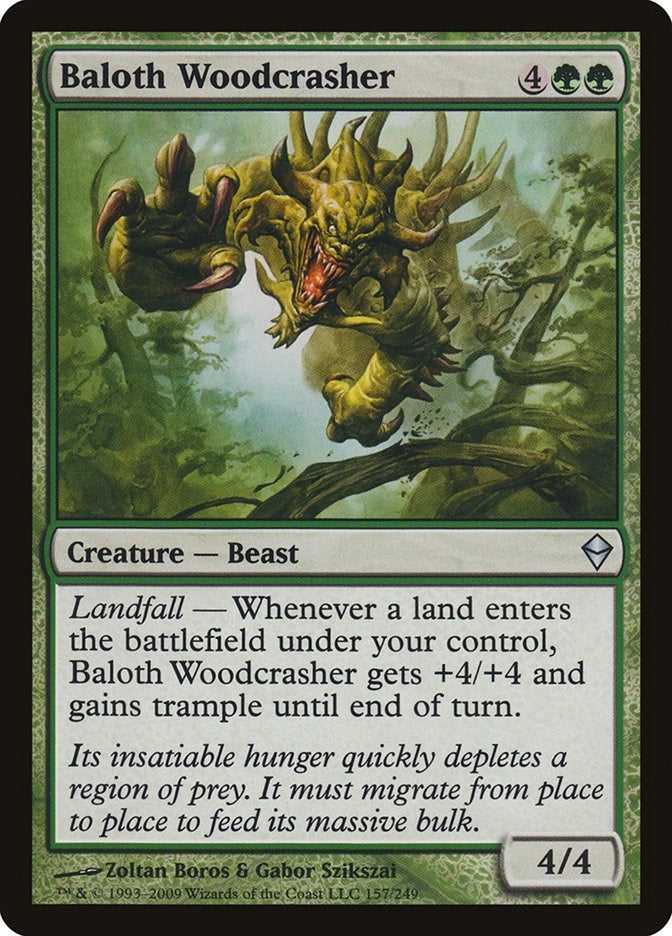 Image for Baloth Woodcrasher (157) (ZEN) - Magic: The Gathering
