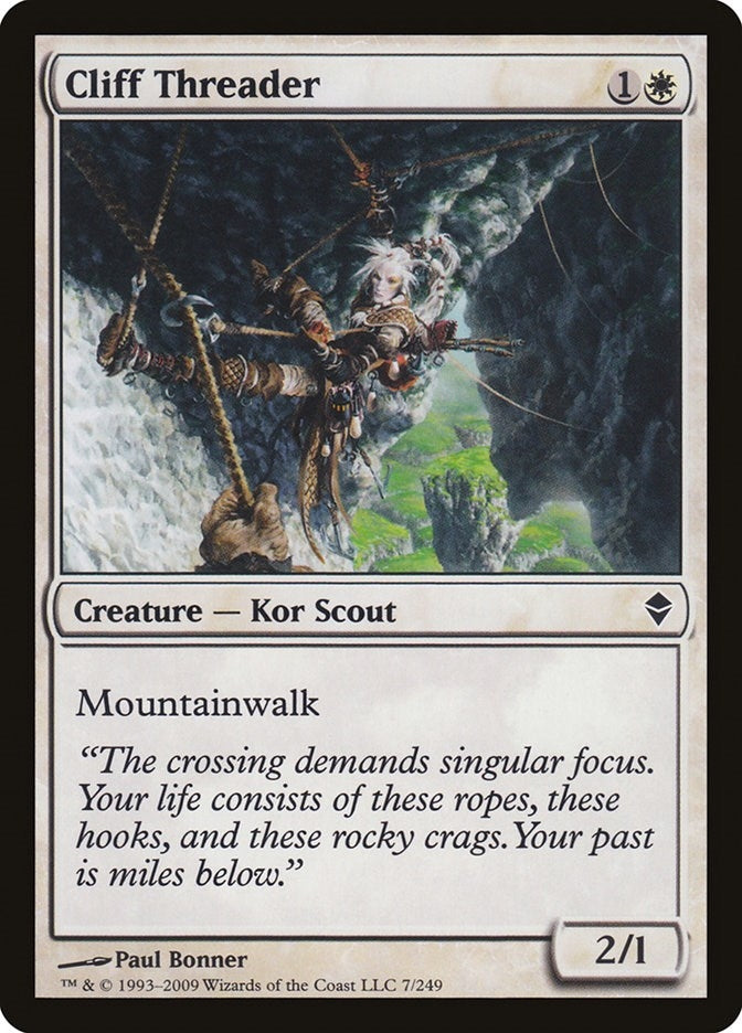 Image for Cliff Threader (7) (ZEN) - Magic: The Gathering