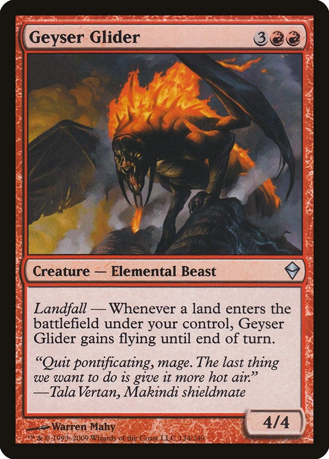 Image for Geyser Glider (124) (ZEN) - Magic: The Gathering