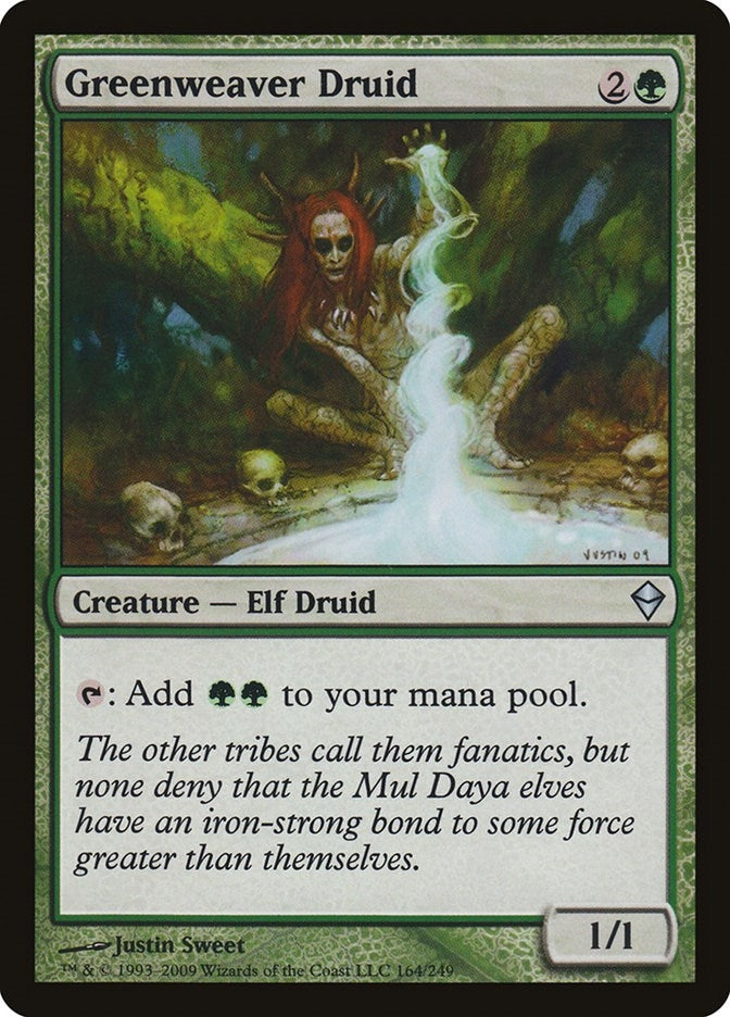 Image for Greenweaver Druid (164) (ZEN) - Magic: The Gathering