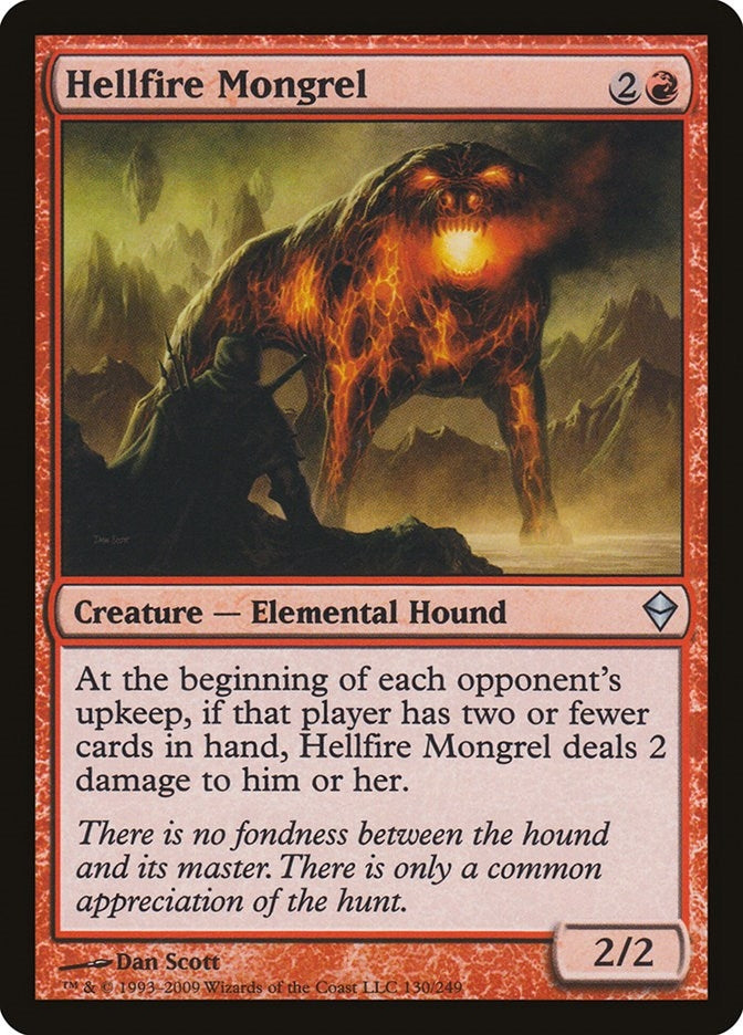 Image for Hellfire Mongrel (130) (ZEN) - Magic: The Gathering