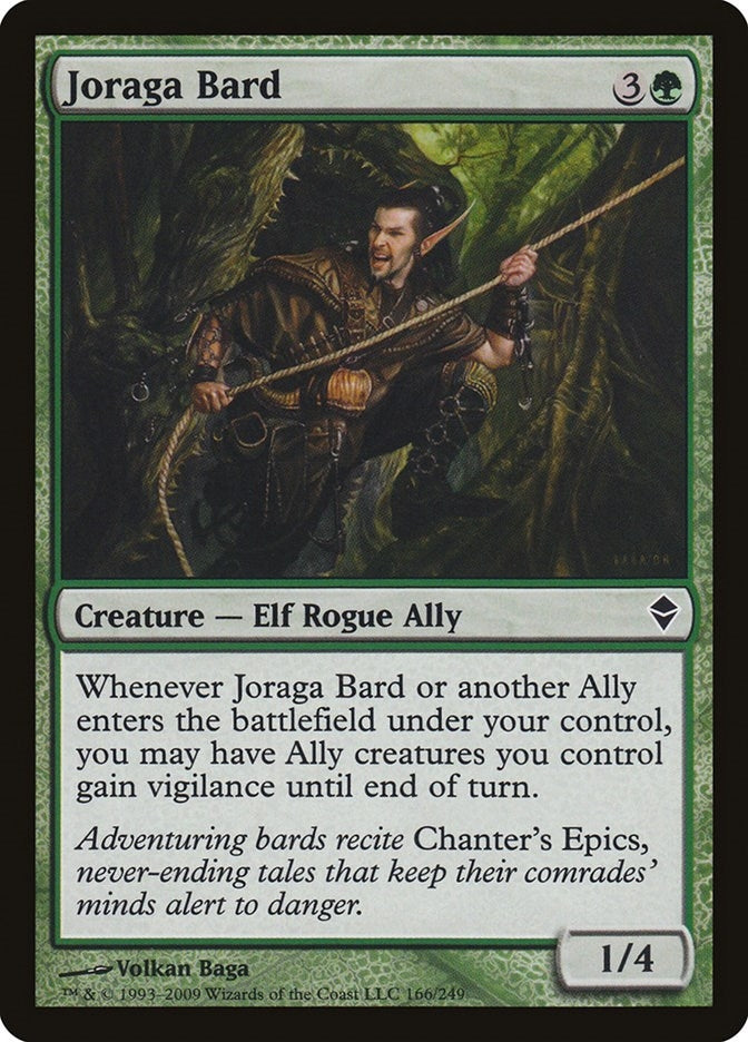 Image for Joraga Bard (166) (ZEN) - Magic: The Gathering
