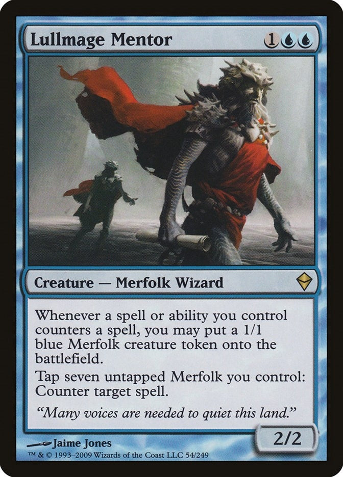 Image for Lullmage Mentor (54) (ZEN) - Magic: The Gathering