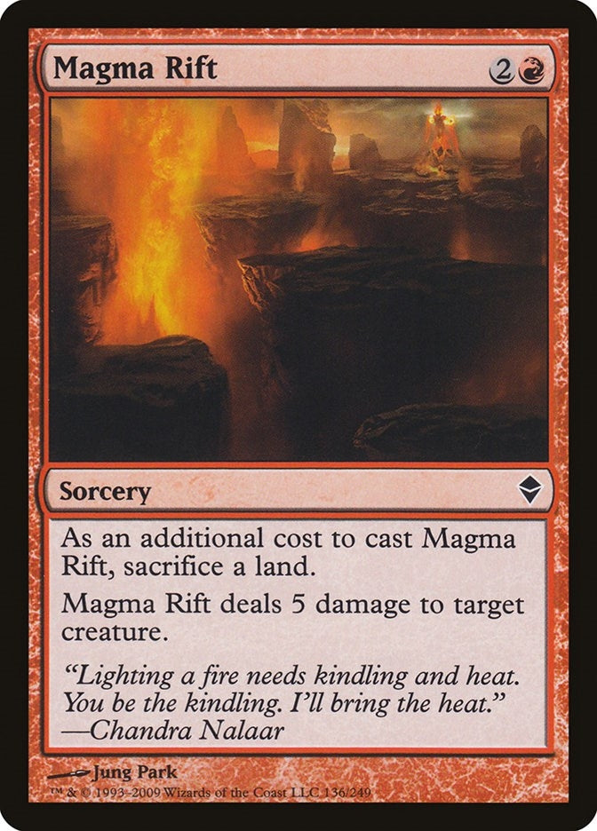 Image for Magma Rift (136) (ZEN) - Magic: The Gathering