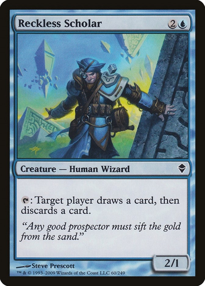 Image for Reckless Scholar (60) (ZEN) - Magic: The Gathering
