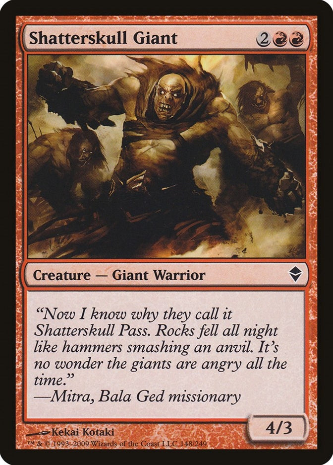 Image for Shatterskull Giant (148) (ZEN) - Magic: The Gathering