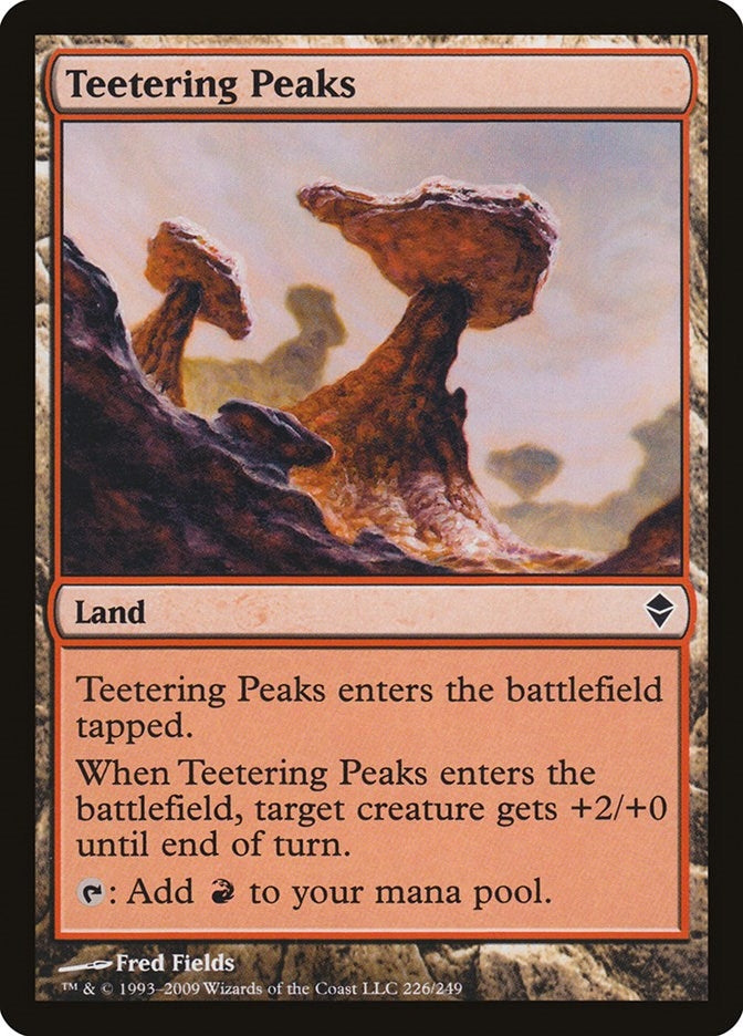 Image for Teetering Peaks (226) (ZEN) - Magic: The Gathering