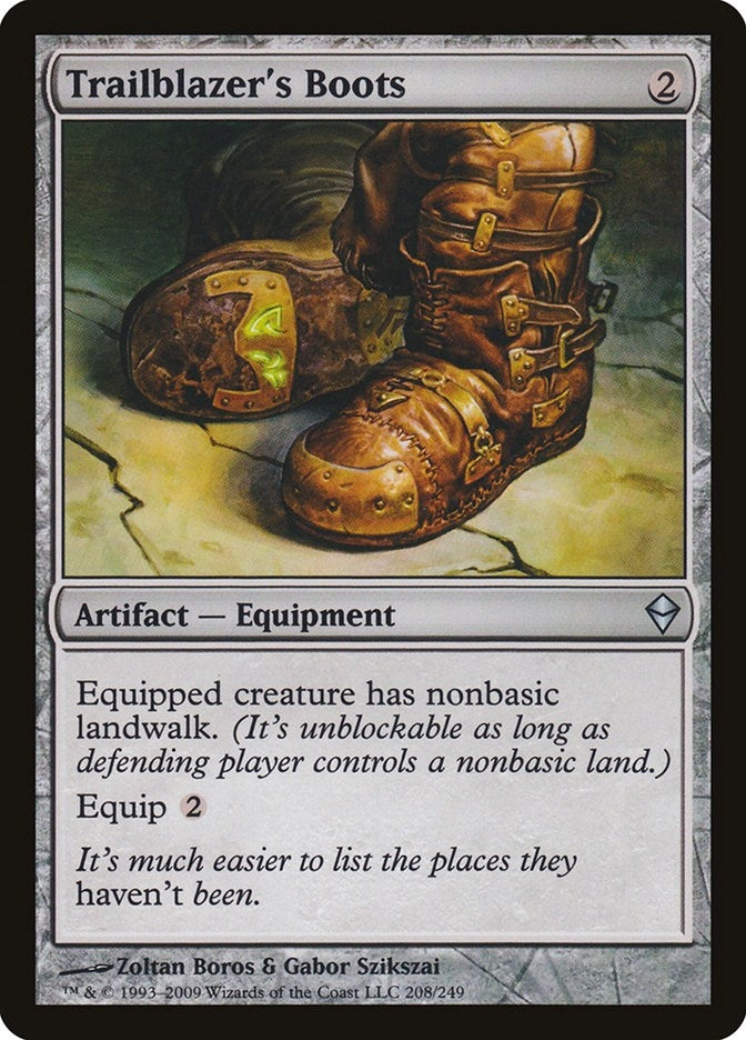 Image for Trailblazer's Boots (208) (ZEN) - Magic: The Gathering