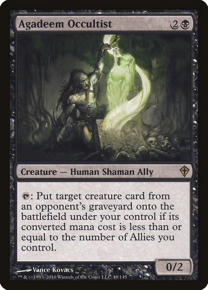 Image for Agadeem Occultist (48) (WWK) - Magic: The Gathering