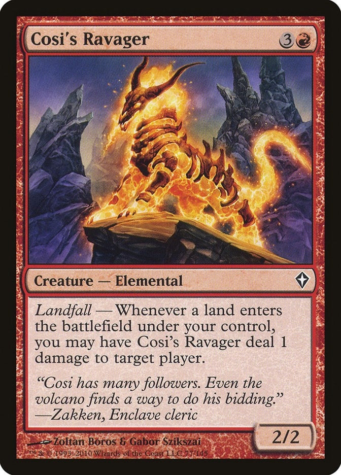 Image for Cosi's Ravager (77) (WWK) - Magic: The Gathering