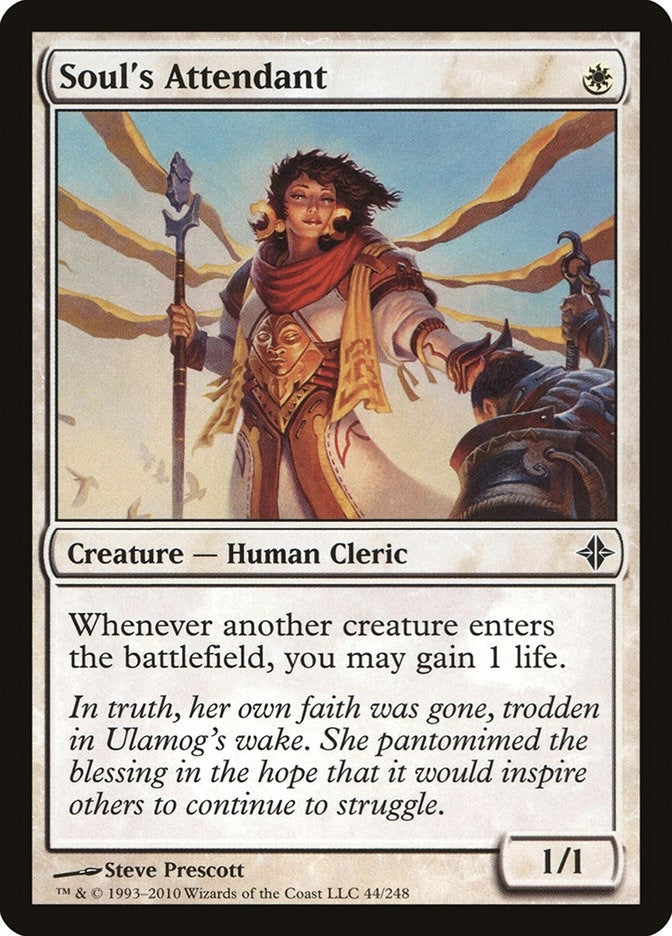 Image for Soul's Attendant (44) (ROE) - Magic: The Gathering