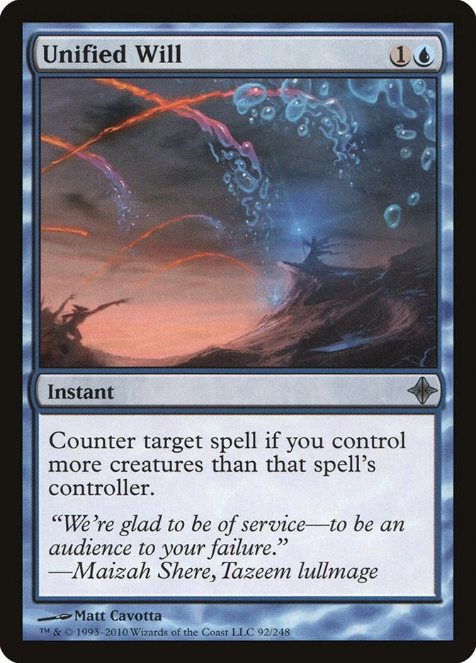 Image for Unified Will (92) (ROE) - Magic: The Gathering