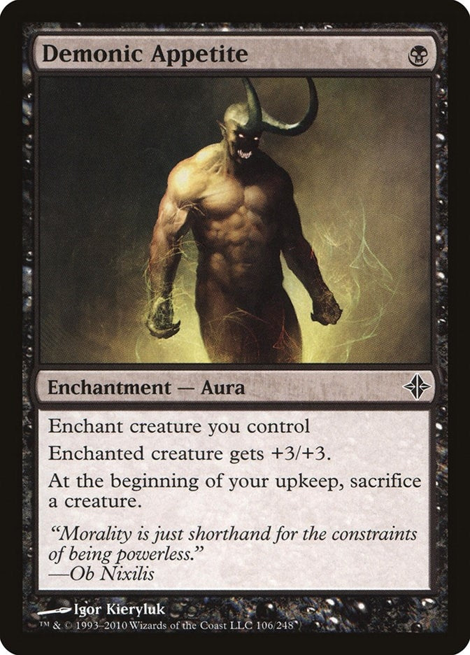Image for Demonic Appetite (106) (ROE) - Magic: The Gathering