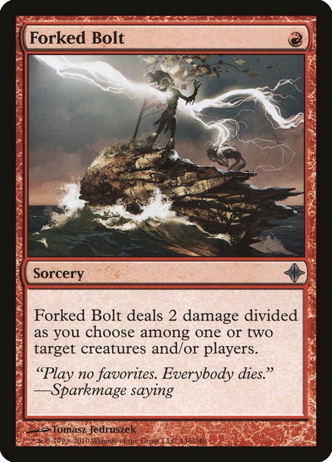 Image for Forked Bolt (146) (ROE) - Magic: The Gathering