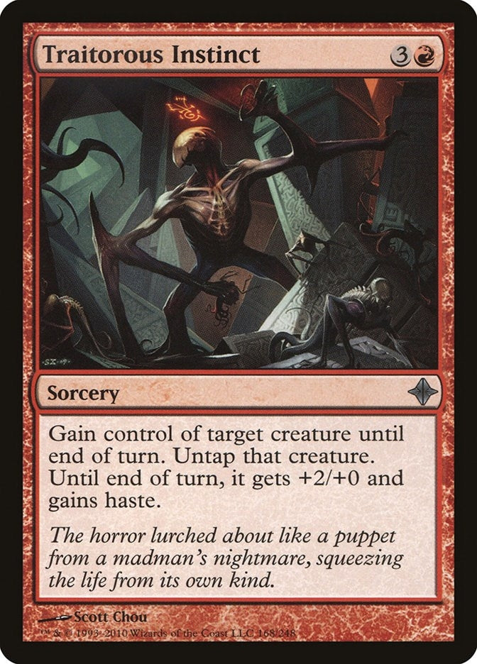 Image for Traitorous Instinct (168) (ROE) - Magic: The Gathering