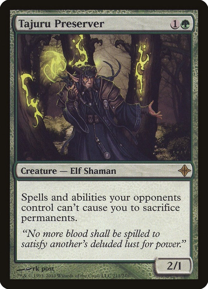 Image for Tajuru Preserver (211) (ROE) - Magic: The Gathering