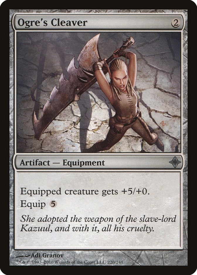 Image for Ogre's Cleaver (220) (ROE) - Magic: The Gathering