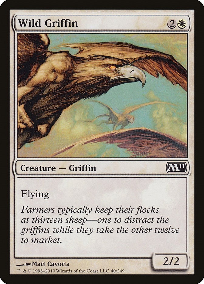 Image for Wild Griffin (40) (M11) - Magic: The Gathering