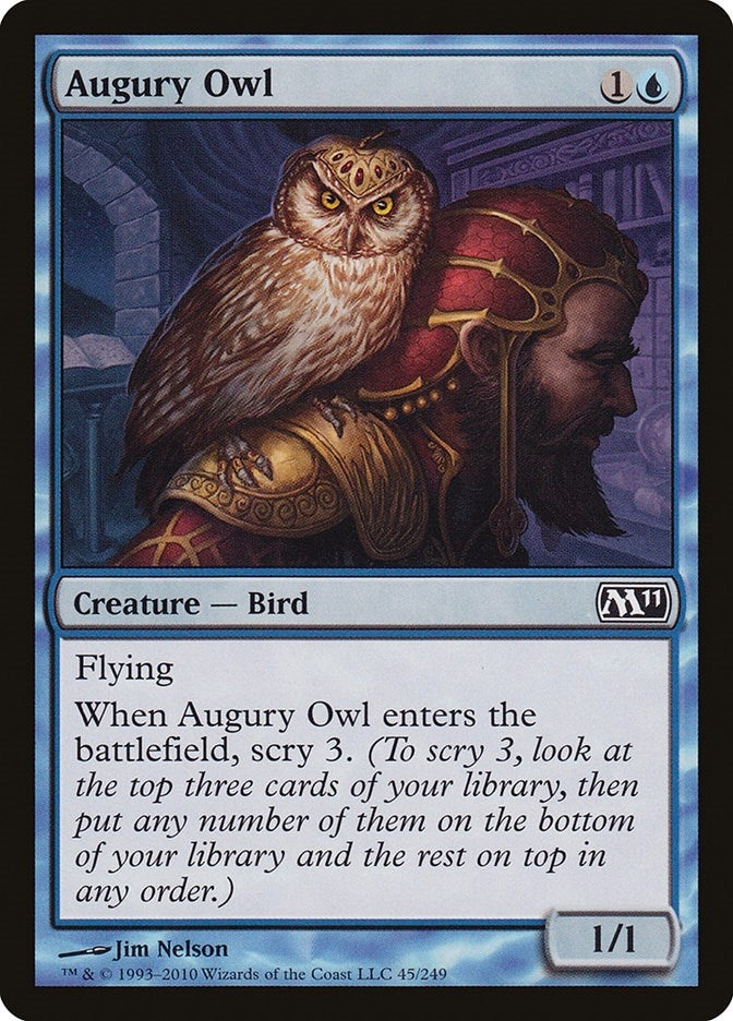 Image for Augury Owl (45) (M11) - Magic: The Gathering