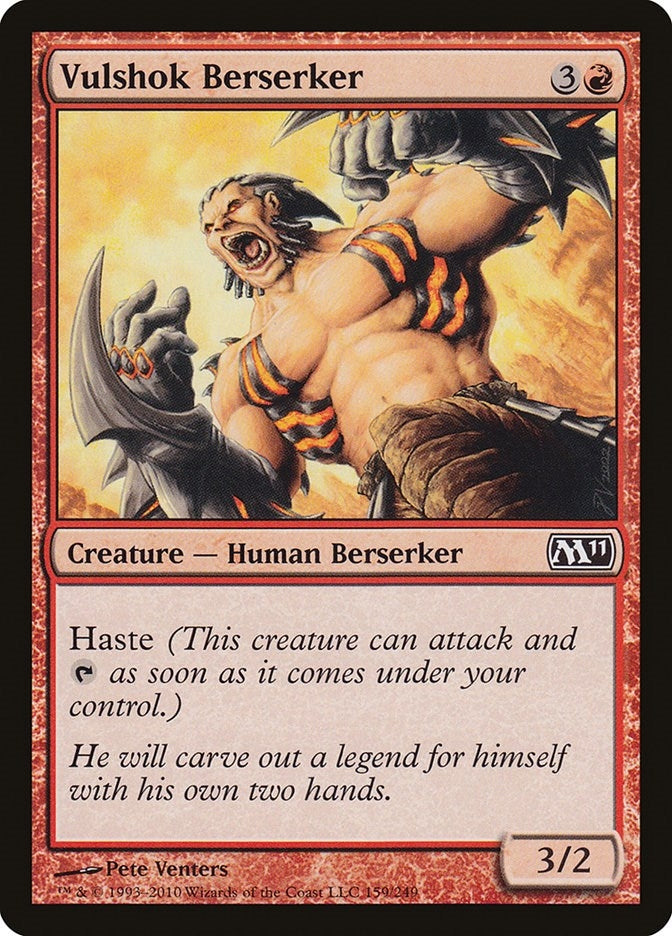 Image for Vulshok Berserker (159) (M11) - Magic: The Gathering