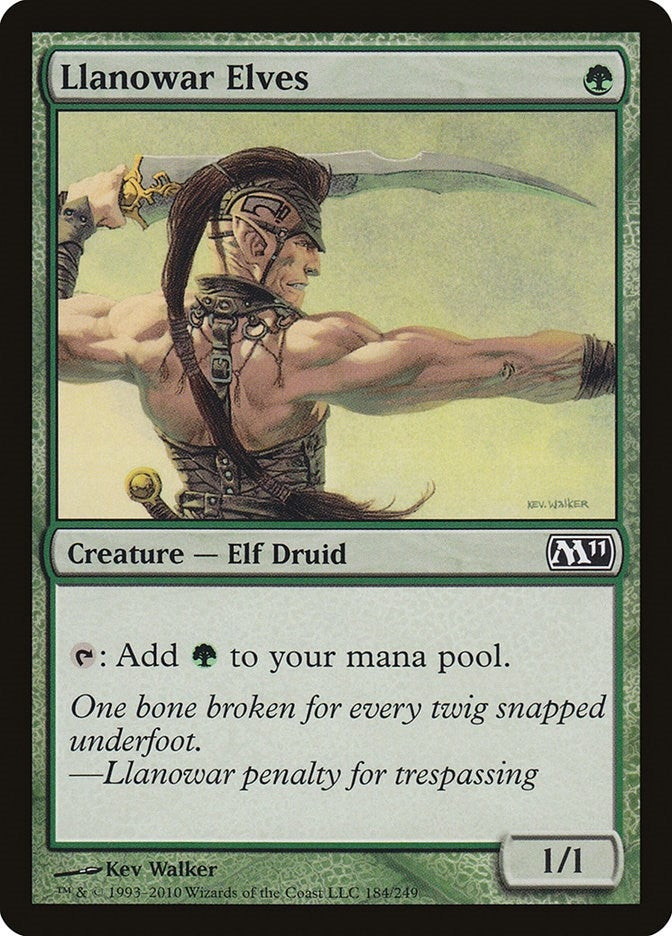Image for Llanowar Elves (184) (M11) - Magic: The Gathering