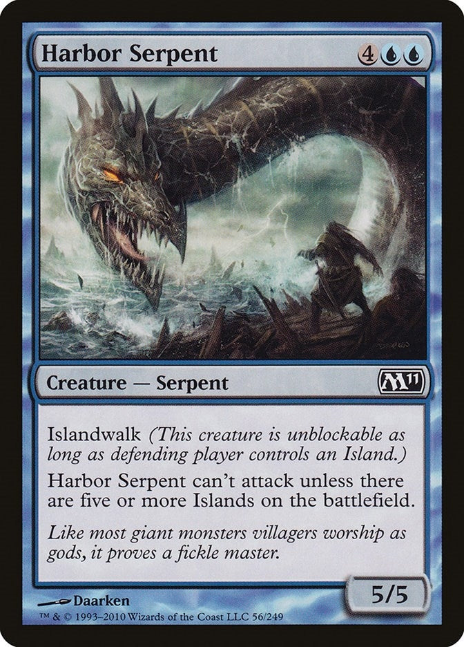 Image for Harbor Serpent (56) (M11) - Magic: The Gathering