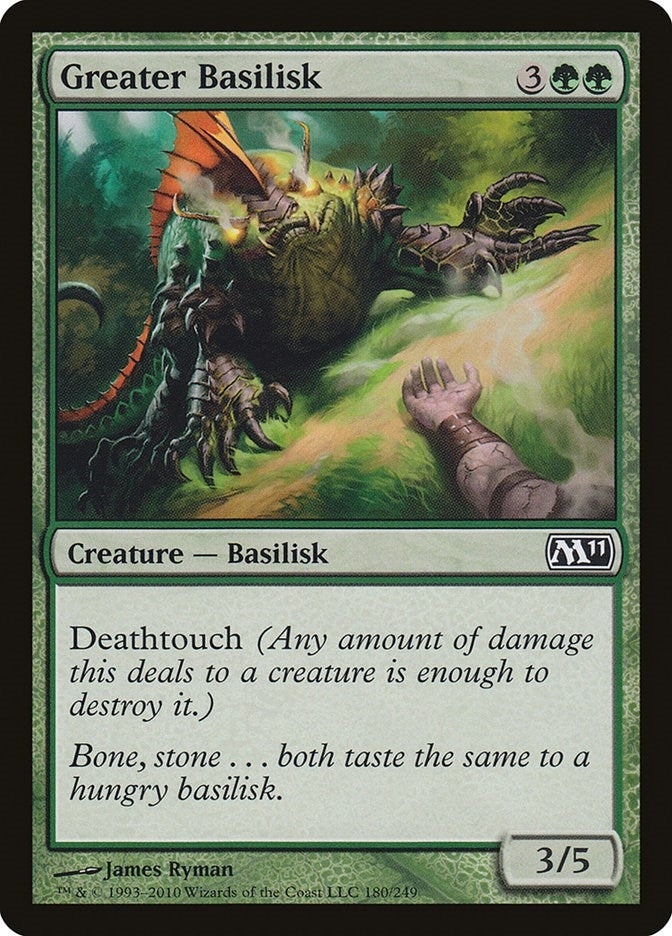 Image for Greater Basilisk (180) (M11) - Magic: The Gathering