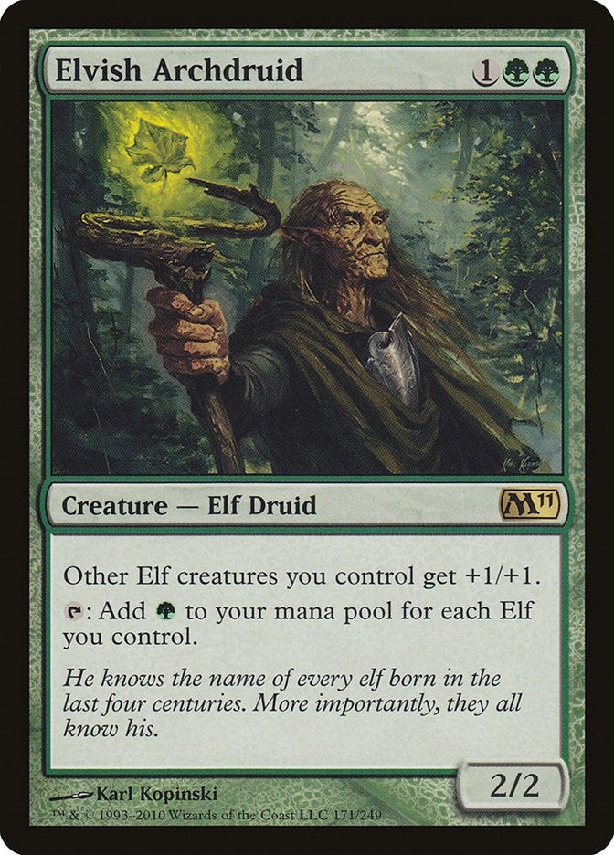 Image for Elvish Archdruid (171) (M11) - Magic: The Gathering
