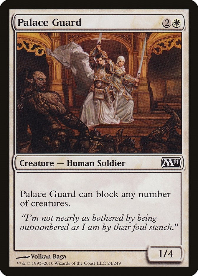 Image for Palace Guard (24) (M11) - Magic: The Gathering