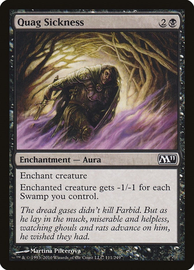 Image for Quag Sickness (111) (M11) - Magic: The Gathering