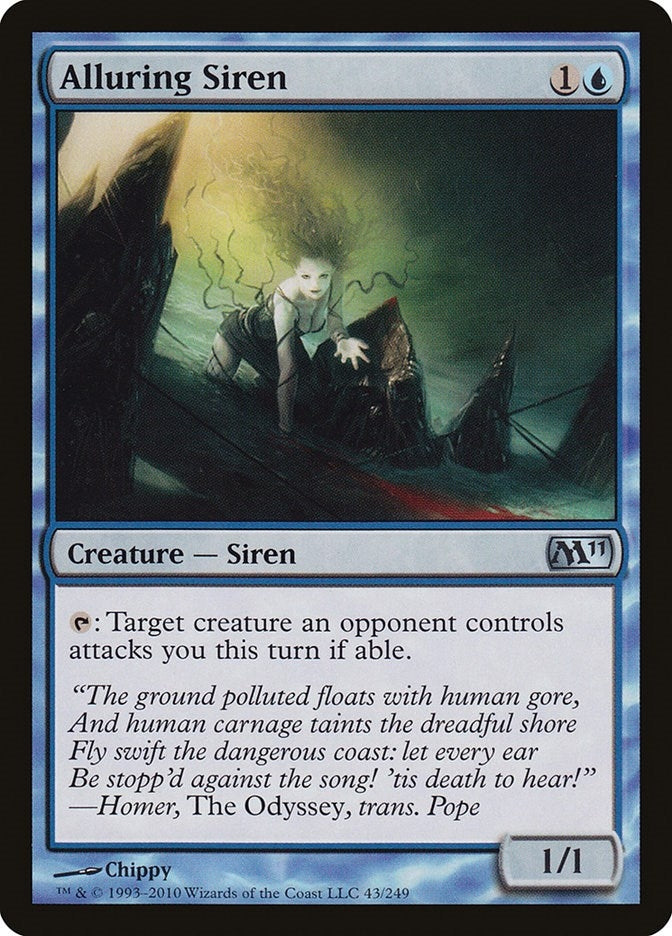 Image for Alluring Siren (43) (M11) - Magic: The Gathering